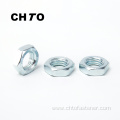 ISO4035 Grade 04 zinc plated hexagon nuts thin type